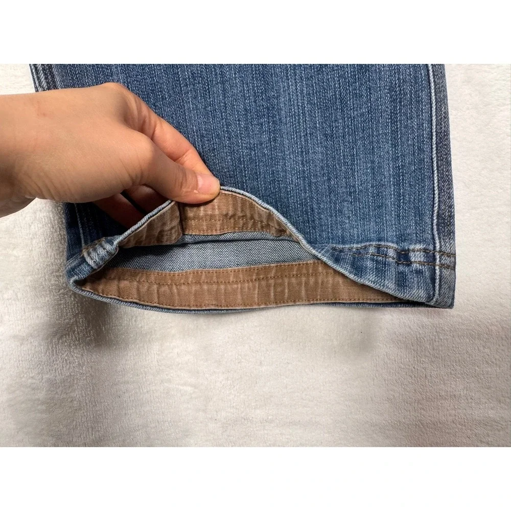 Duluth Trading Co Ballroom Double Flex Carpenter Jeans Mens‎ 38x30 Blue Denim